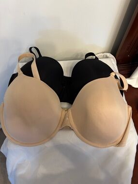 Fruit of the loom 40DD Everyday T-Shirt Bra Duo - Nude & Black